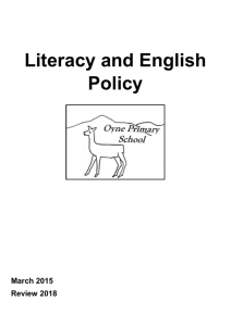 Literacy Policy Oyne 2015