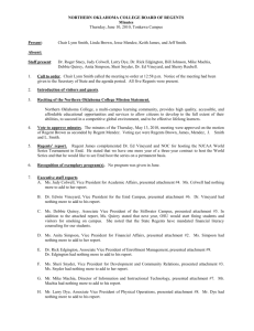 Minutes of Regents Meeting June 10, 2010