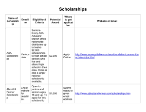 Scholarships - Ajo School District