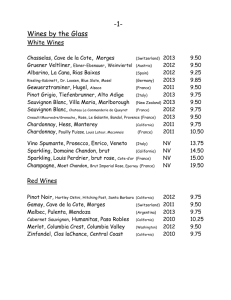 wine_list - The Matterhorn