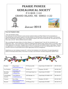 prairie pioneer genealogical society membership application – 2012