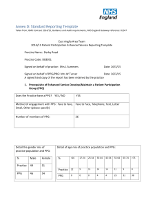 PPG Report 1415 - Derby Road Practice