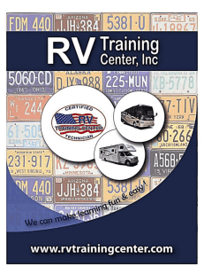 RVTC School Catalog - RV Training Center