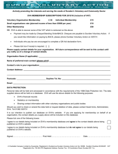 Membership Form 2015/16 - Dundee Voluntary Action