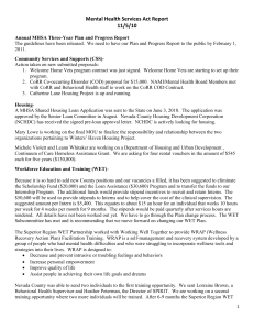 11-05-2010 MHSA Summary Report