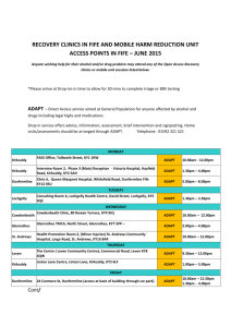 ADAPT - Alcohol & Drug Drop-in Recovery Clinics