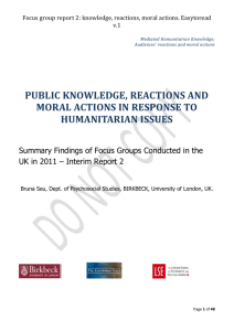 Seu, B. (2014). Public knowledge, reactions and moral actions in
