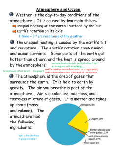 Atmosphere and Ocean