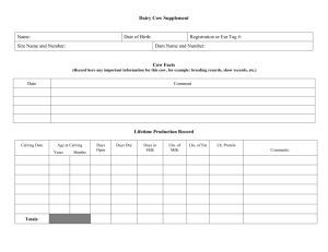 Beef Pedigree Information