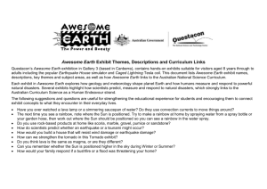 Awesome Earth Exhibit Themes, Descriptions and