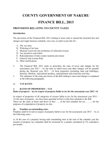 Finance_Bill - County Government of Nakuru