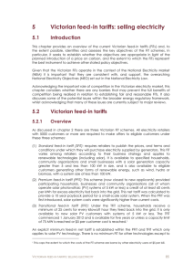 Chapter 5 - Victorian feed-in tariffs: selling electricity (DOCX 95kb)