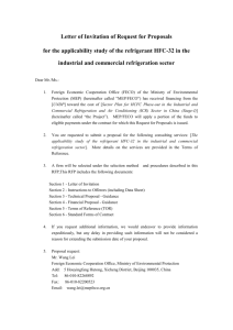 Letter of Invitation of Request for Proposals for the