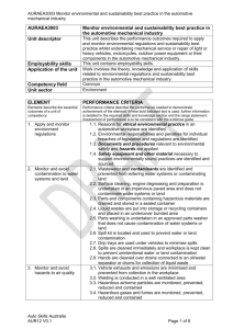 04 CAT Unit Template - Auto Skills Australia