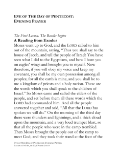 Eve of The Day of Pentecost: Evening Prayer