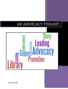 AH ADVOCACY TOOLKIT - Arizona Humanities Council