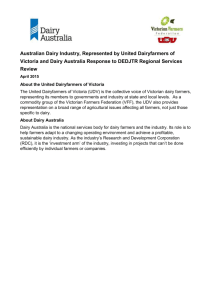 Dairy Australia and United Dairy Farmers of Victoria (DOCX 147.38