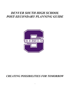 Denver South Post-Secondary Success Guide