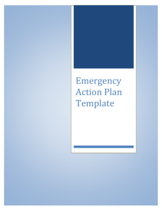 Emergency Action Plan Template