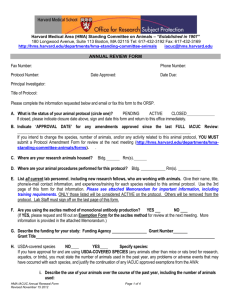 Renewal Date Addendum to Annual Review Form
