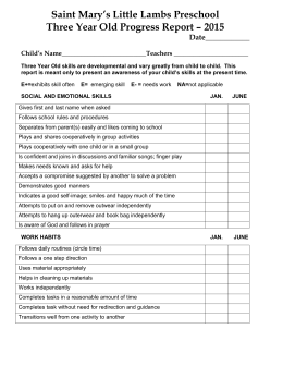 Scoring Form for Fullerton Advanced Balance (FAB) Scale