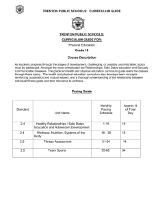 10th Grade HEALTH& PE - Trenton Public School District