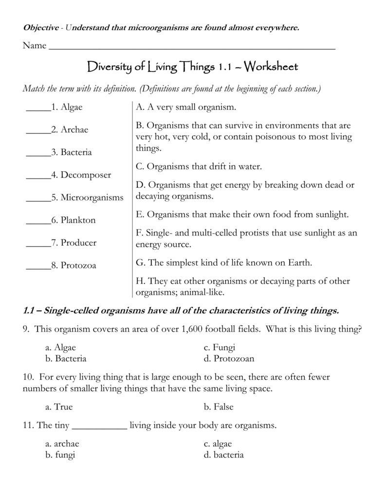 characteristics-of-living-things-worksheet-grade-7