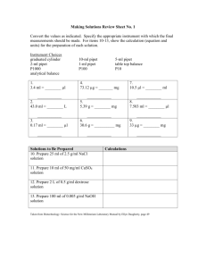 Solution Math Review Sheets 1-4