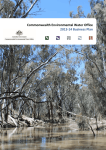 Commonwealth Environmental Water Office 2013