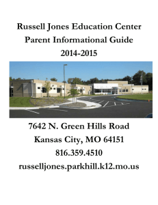 Student Handbook pg. 17 - Russell Jones Education Center