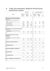 8. Trade and Investment, Regional Infrastructure