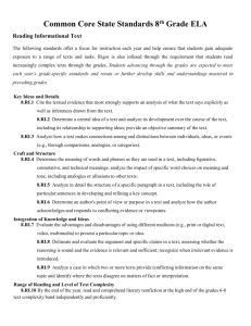 Common Core State Standards--8th Grade