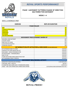 Movement Prep/Dynamic Warm Up