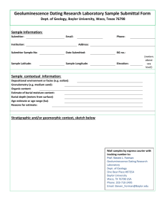 Sample Submital Form (Word)