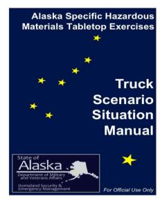 Truck Scenario SitMan - Alaska Division of Homeland Security
