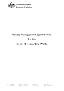 Burial Quarantine Waste Log Sheet
