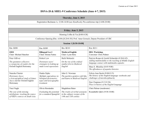 DSNA-20 & SHEL-9 Conference Schedule (June 4