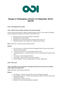 Change in Challenging contexts