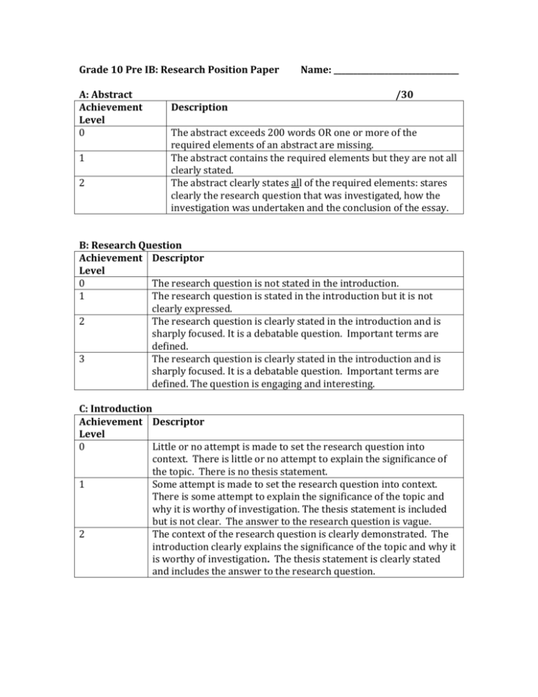 grade-10-pre-ib-research-position-paper