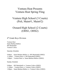 Ventura Heat Presents Ventura Heat Spring Fling Ventura High