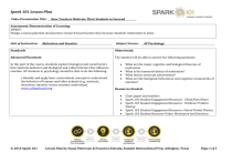 Spark 101 Lesson Plan