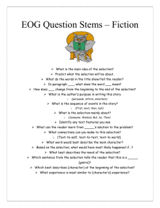 EOG Question Stems - Cabarrus County Schools