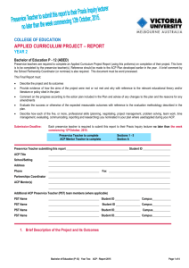 ABED Year 2 ACP - Report 2015