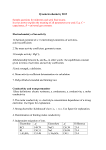 Electrochemistry questions for midterm or semi