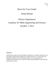 10/7/14 NR Shoot for Your Grade! Nolan Richter Physics