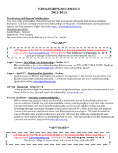 scholarships and awards