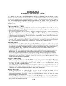 Chesapeake Bay and Water Quality