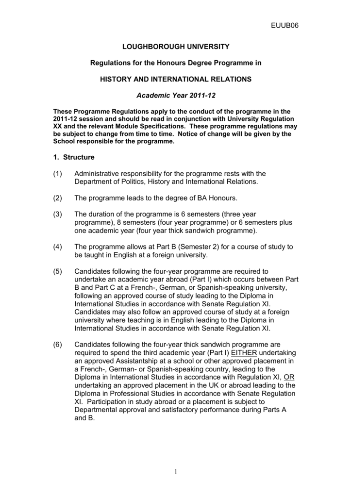 LOUGHBOROUGH UNIVERSITY