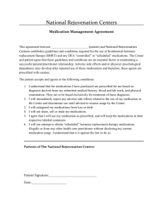 Medication Management Agreement
