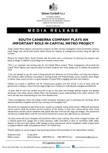 important role in capital metro project